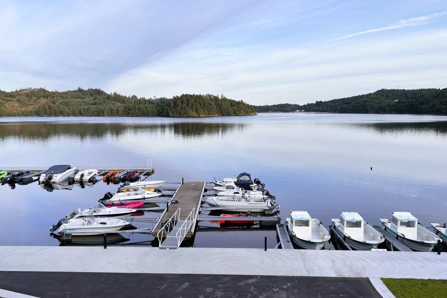 die große Steganlage