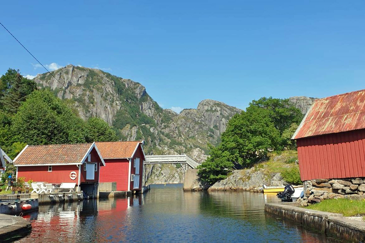 schiffbarer Eie-Kanal zum Hidrasund