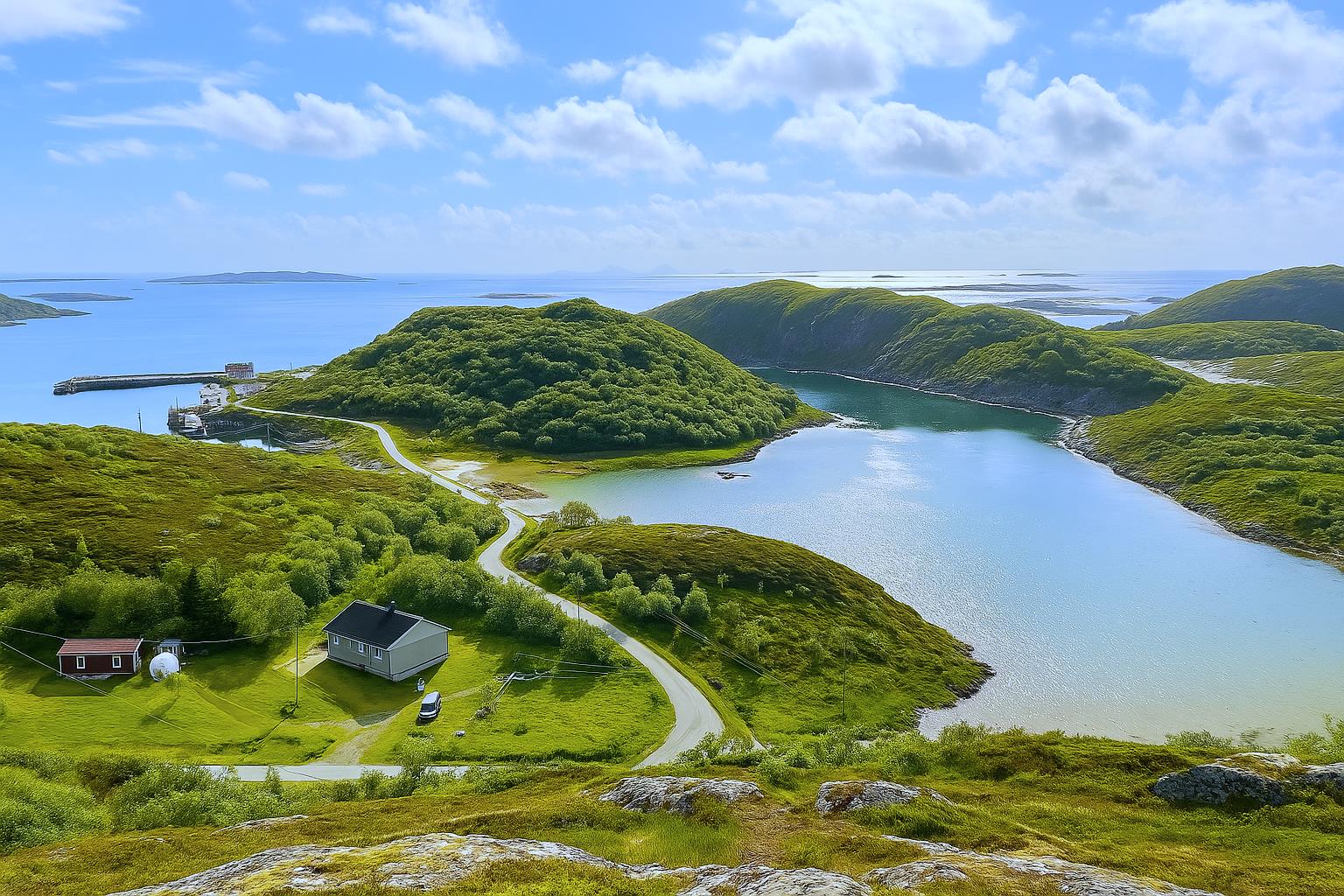 die perfekte Lage am Meer, Ferienhaus Vkran Nordnorwegen