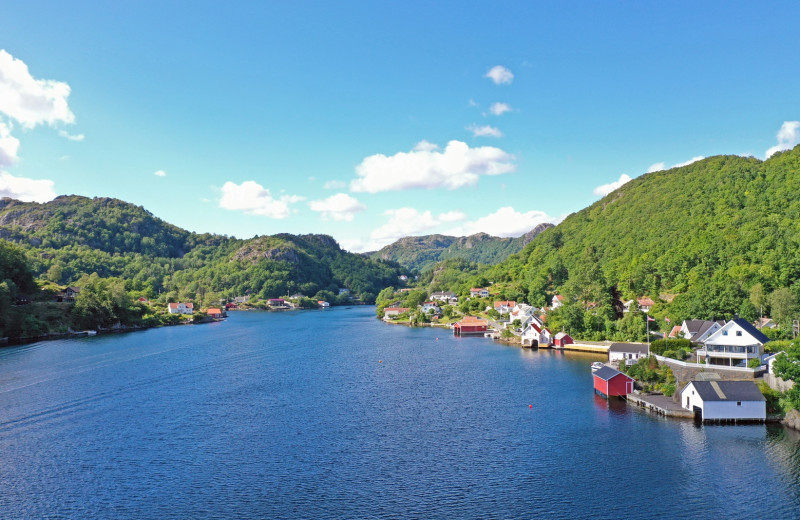 Rasvagfjord inmitten Hidras