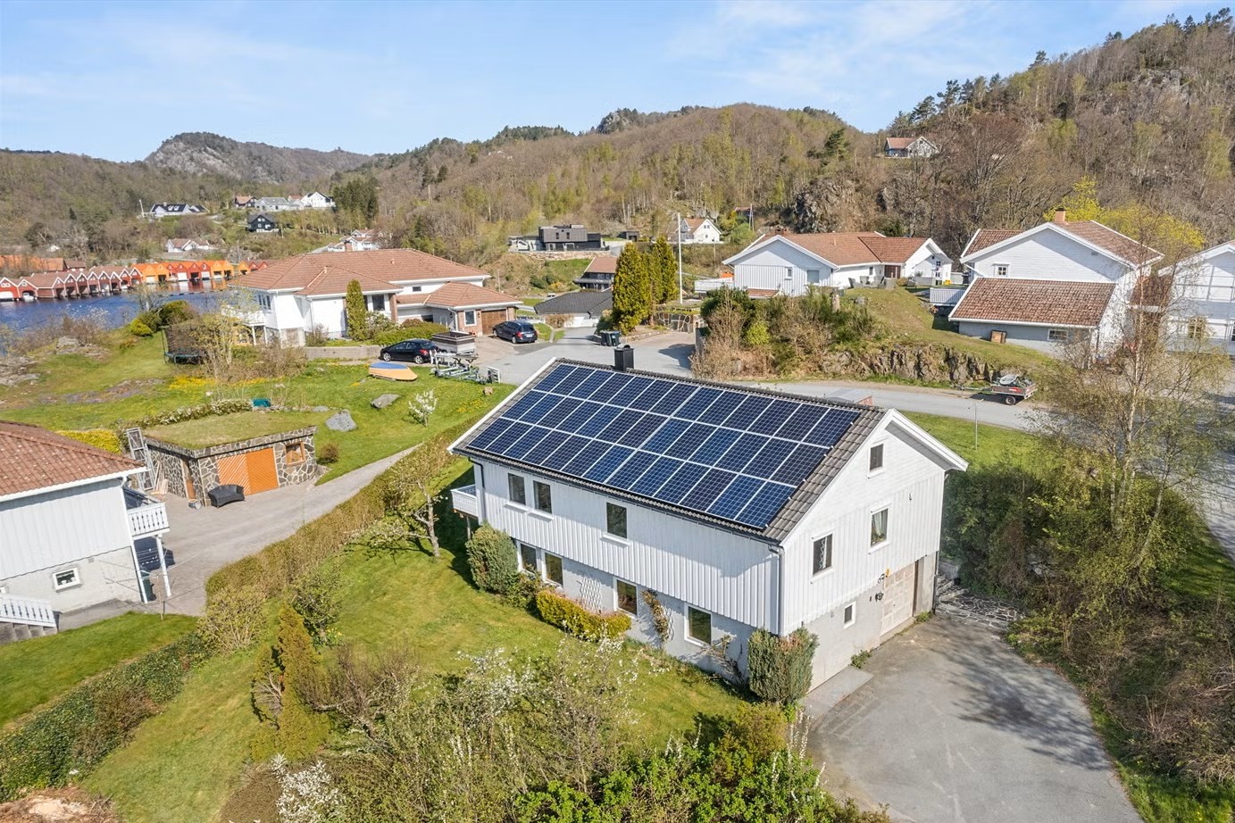 Parken vor der Fewo, Bild vor dem Umbau