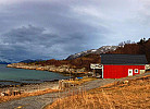 Herbststimmung, Ferienhaus Stokkasjoen Rorbu in Visthus, Nordland, Helgelandsküste