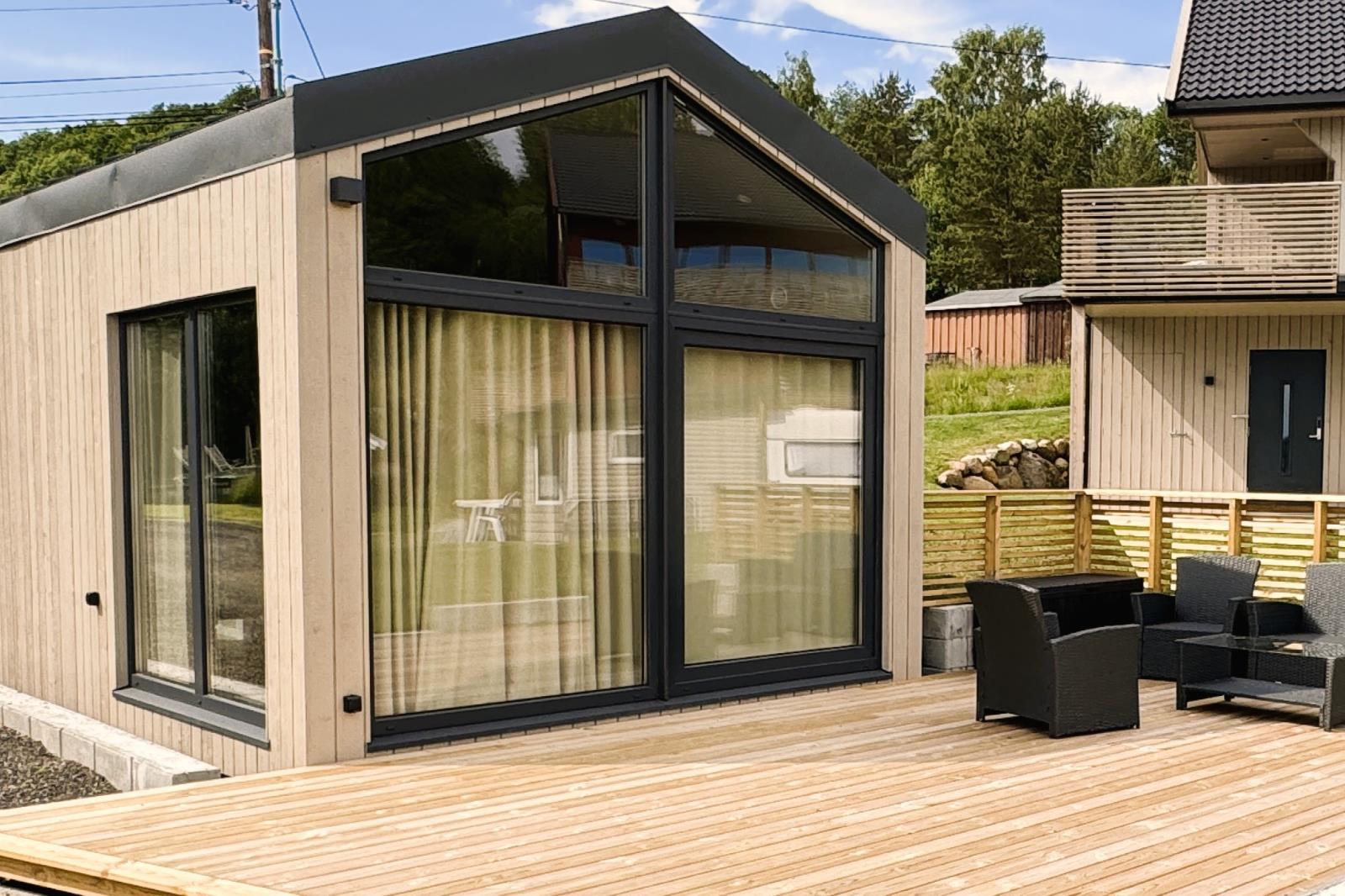 das neue Kompakthaus Lillebua mit traumhafter Aussicht