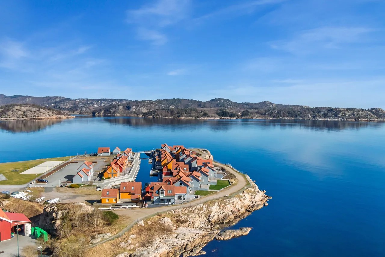 Blick auf Baly Brygge