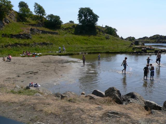 der Badeplatz in Kirkehavn