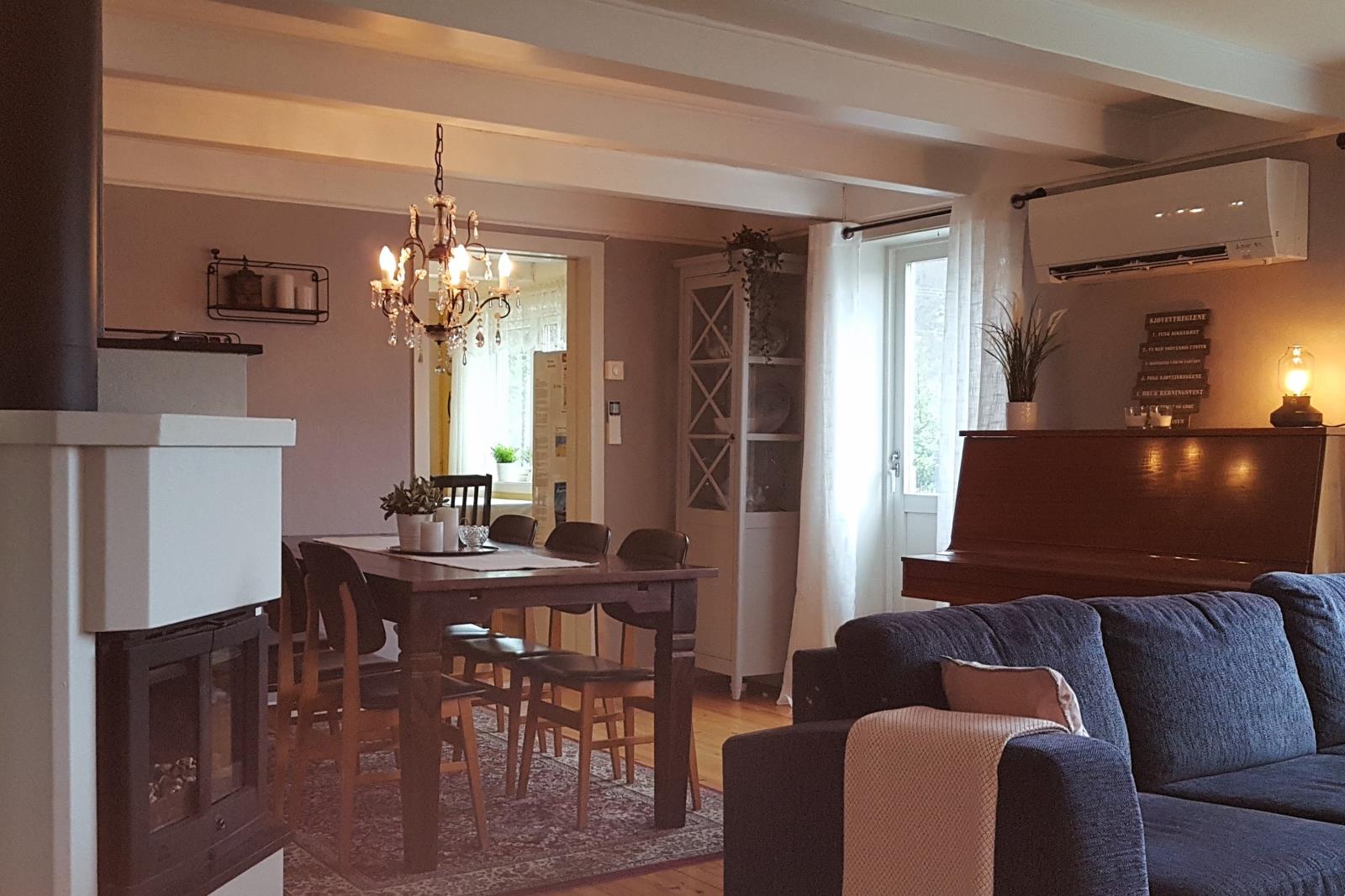 gemütlich eingerichtet