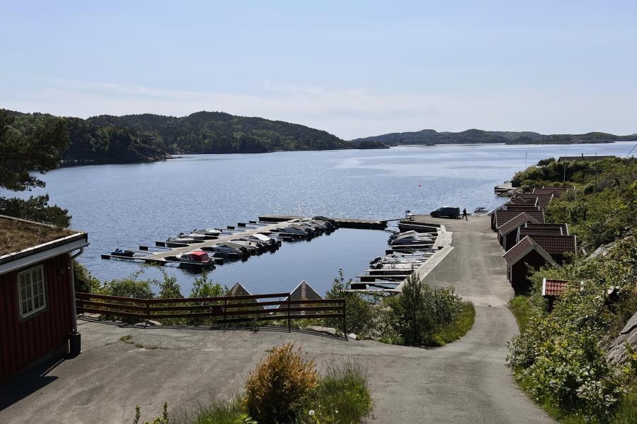 Blick auf Hafen Munken
