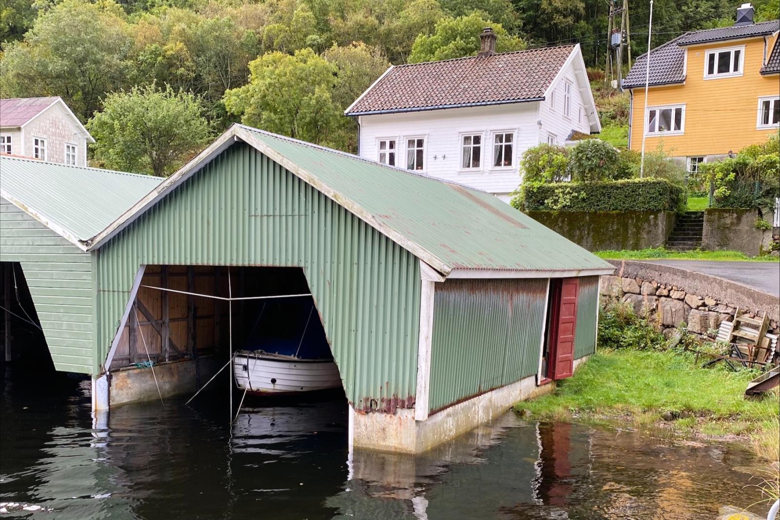 Bootshaus Sigersvoll  mit Bootsplatz