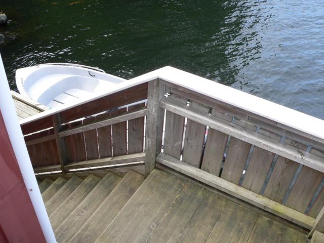 Treppe runter zum Steg