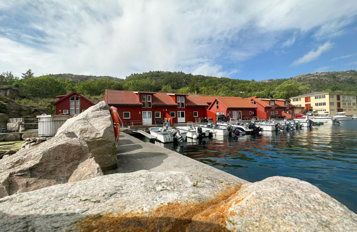 Urlaub in Ramsland Brygge bei Spangereid, Lindesnes, Südnorwegen