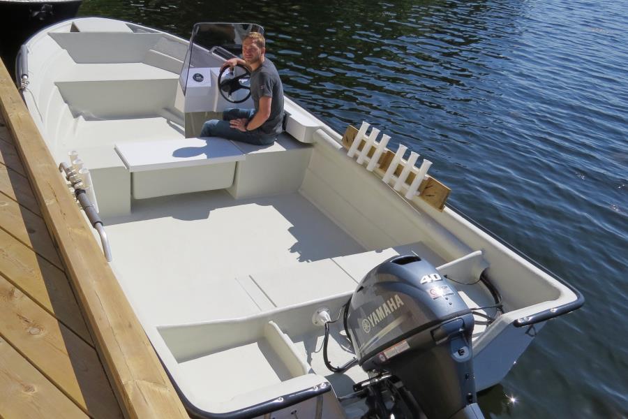 Extraboot Oien 620 F mit 40 PS, Kartenplotter - Echolot