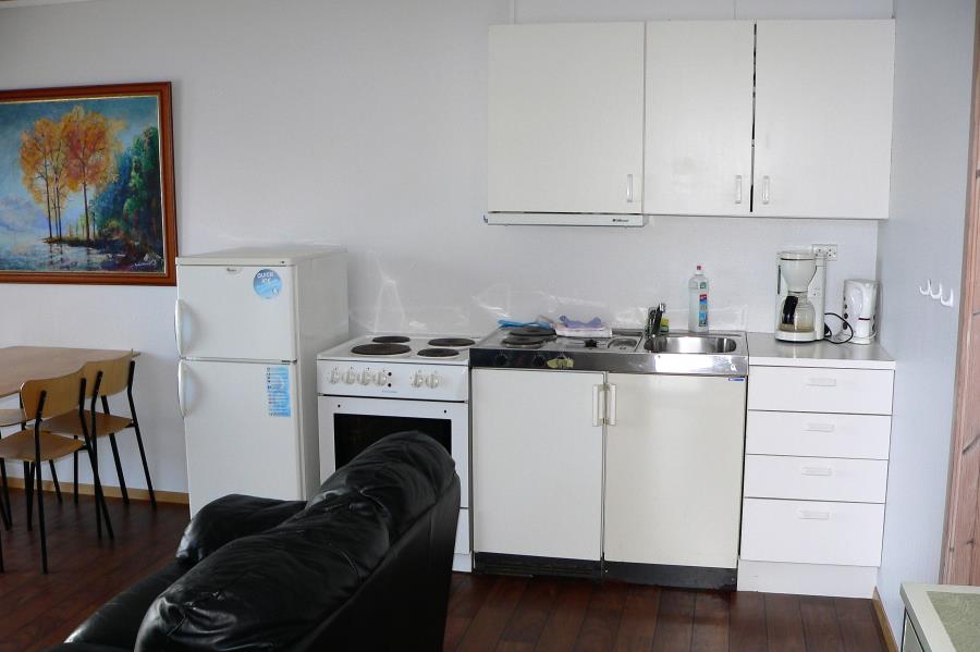 einfache Küchenzeile