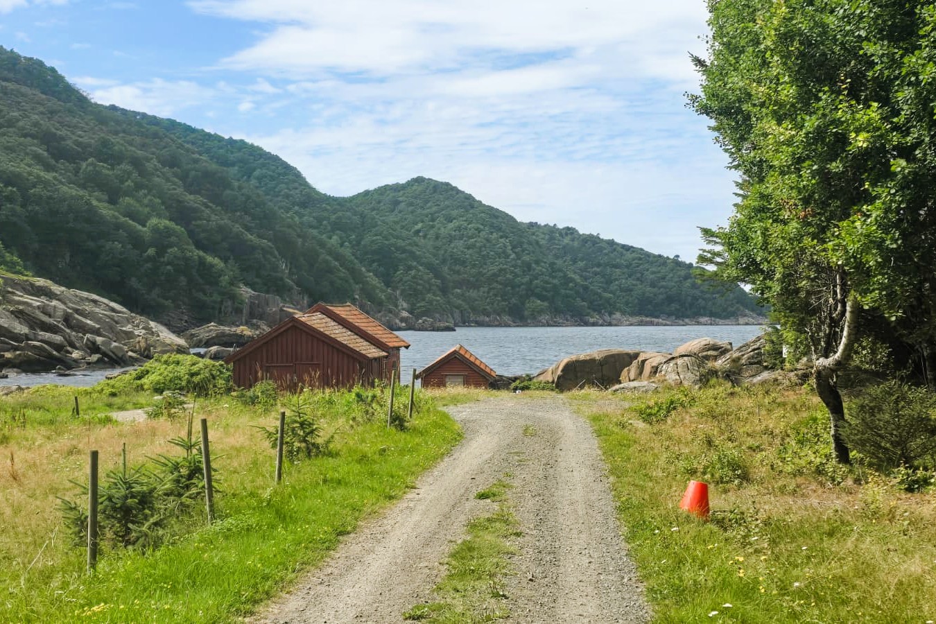 der Weg zum Ellestranda - Eidsfjord