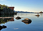 Blick auf Listafjord