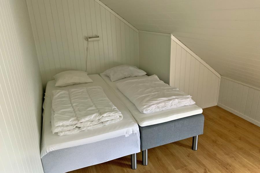 Schlafzimmer 4, auch als Doppelbett stellbar