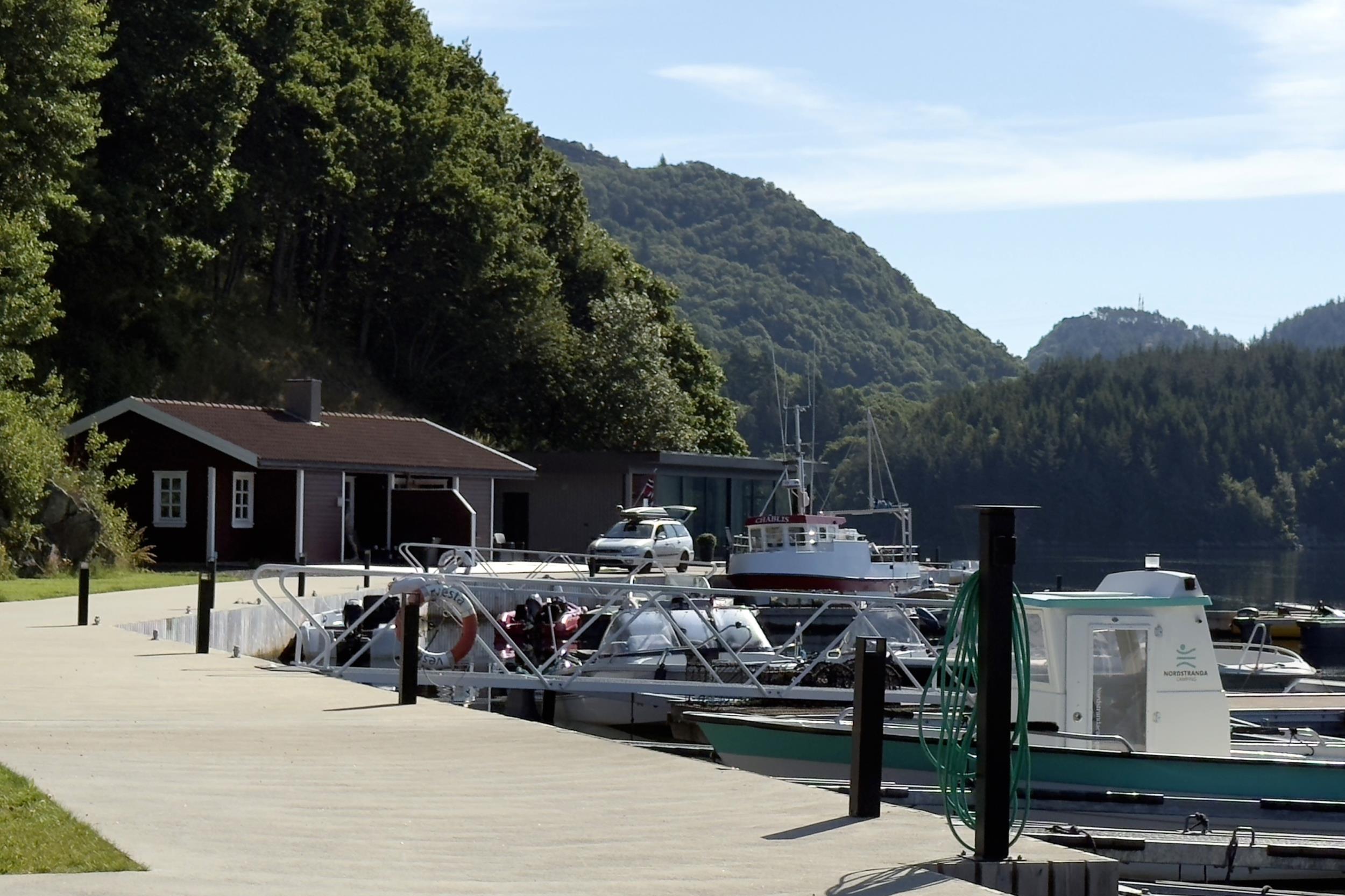 Blick auf Hytte 2 und 3