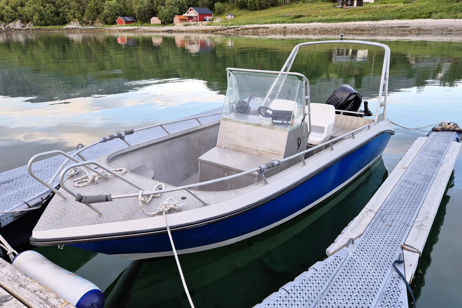 Inklusive Aluboot, für 4 Angler gut geeignet