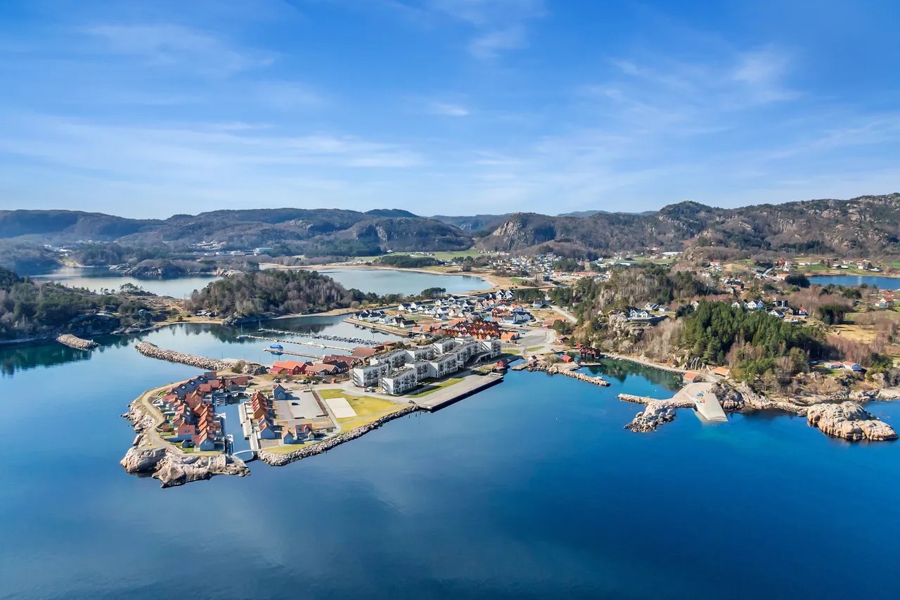 Blick auf Baly Brygge