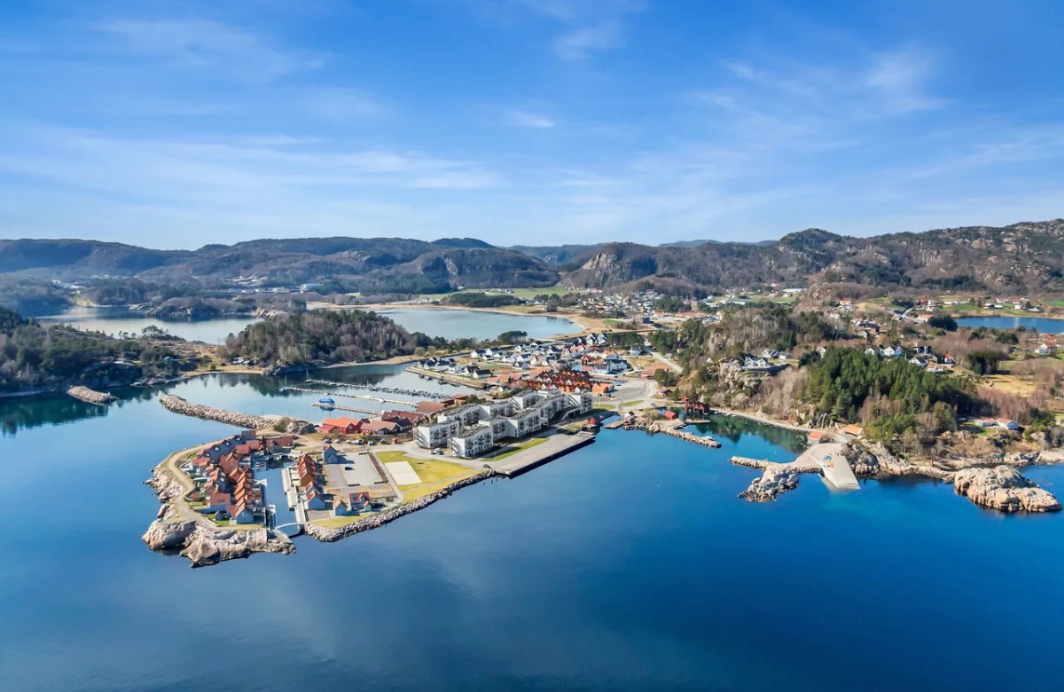 Blick auf Baly Brygge