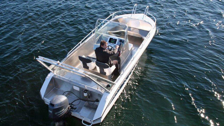 19 ft. Alu-Boot Kværnø (Kverno) Modell 585 mit 50 PS Yamaha ab 2017 inklusive 