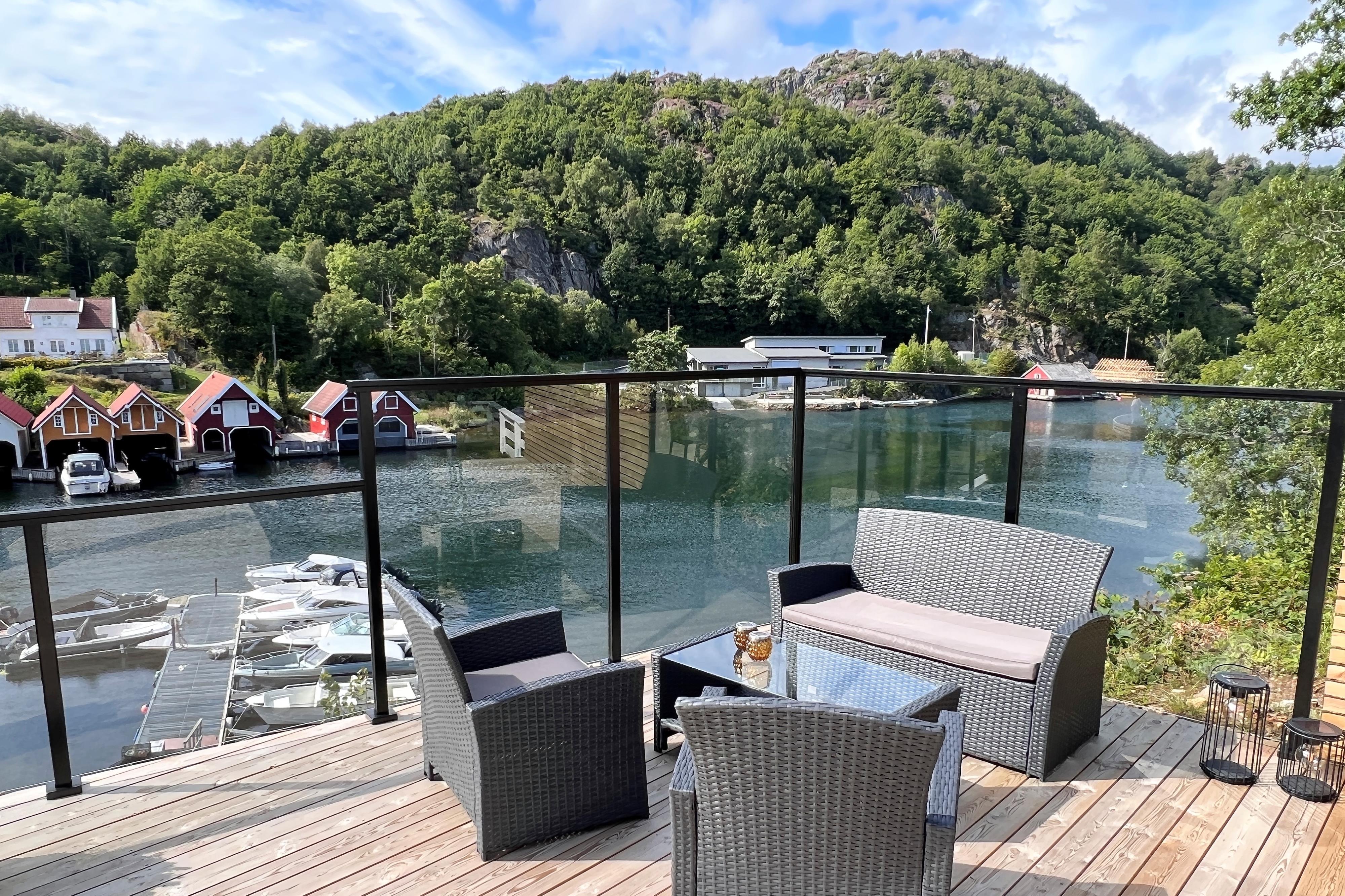 Terrasse Haus Landsnes