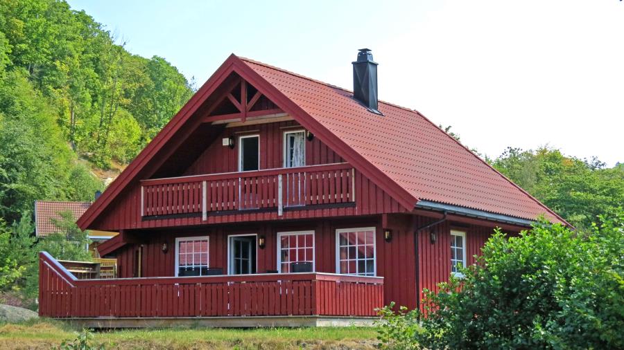 Ferienhaus Fjordstrand in Bjoernevag bei Farsund