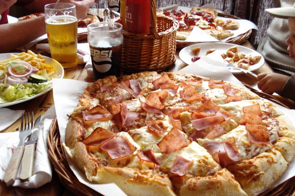 an der Promenade lecker essen