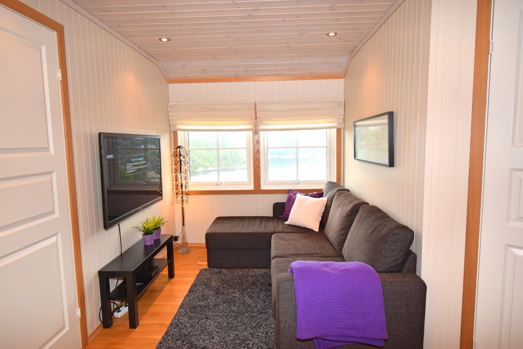 Fernsehstube im Loft mit Smart TV