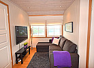 Fernsehstube im Loft mit Smart TV