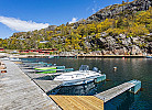 der schöne Lussevika Hafen