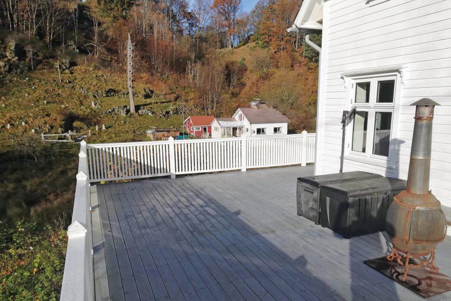 Ferienhaus Hidrasund im Spätherbst