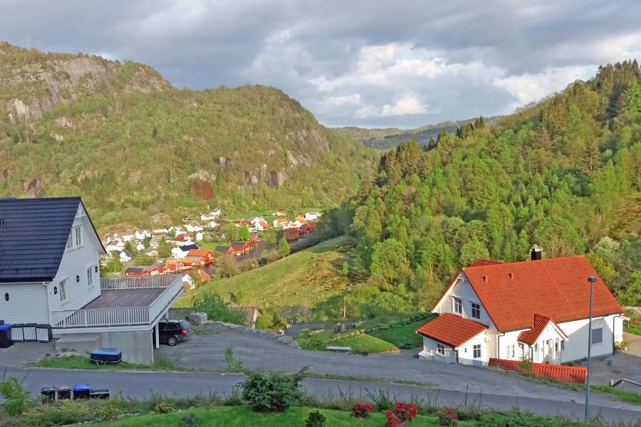 die Aussicht vom Haus