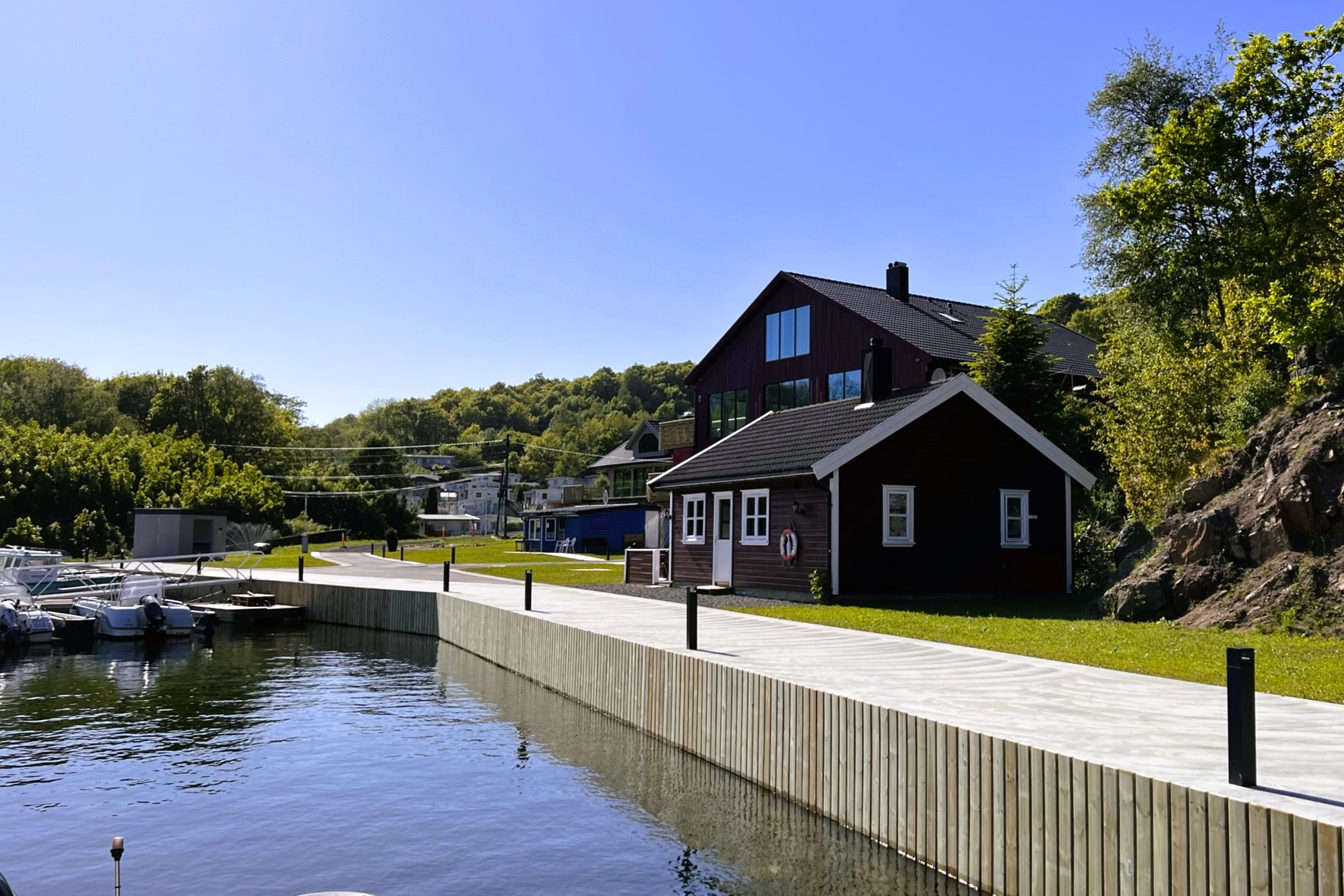 nicht weit zum Servicegebäude