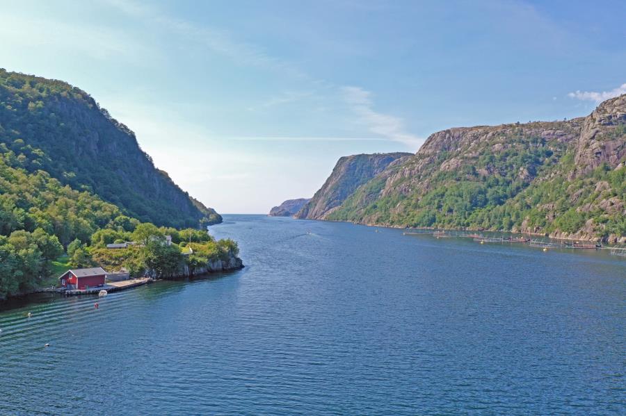 Hidrasund - Blick Richtung Westen 
