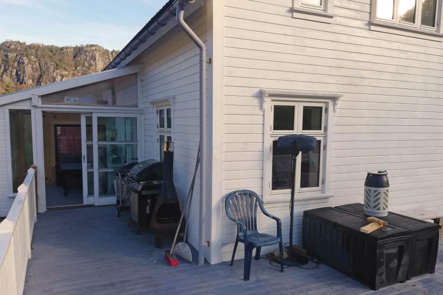 Ferienhaus Hidrasund im Spätherbst