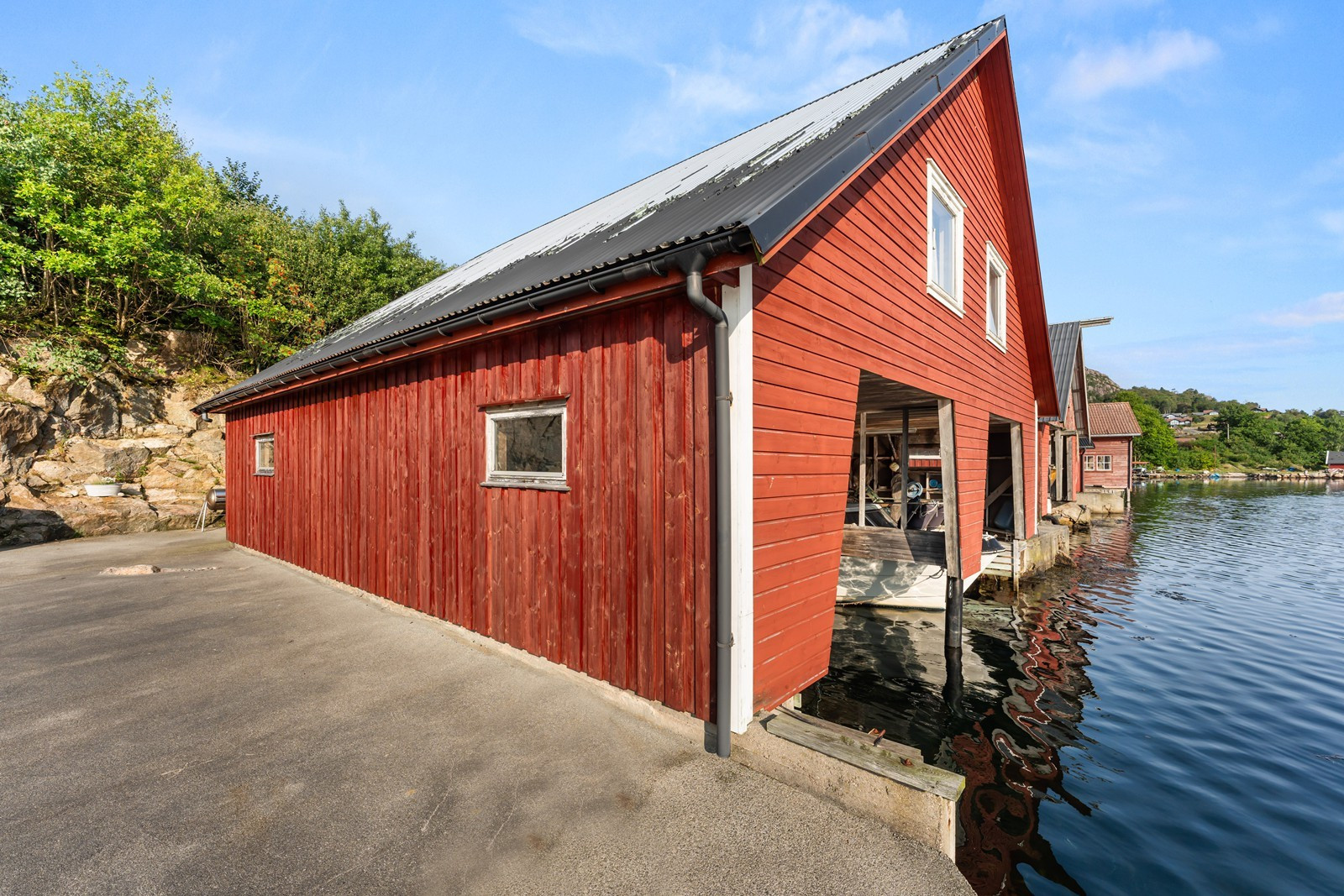 das Bootshaus am Fjord