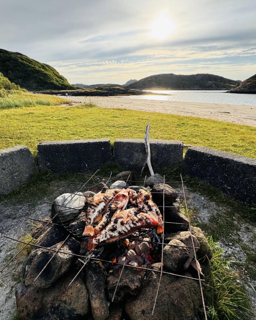 selbstgefangener Fisch, ganz frisch