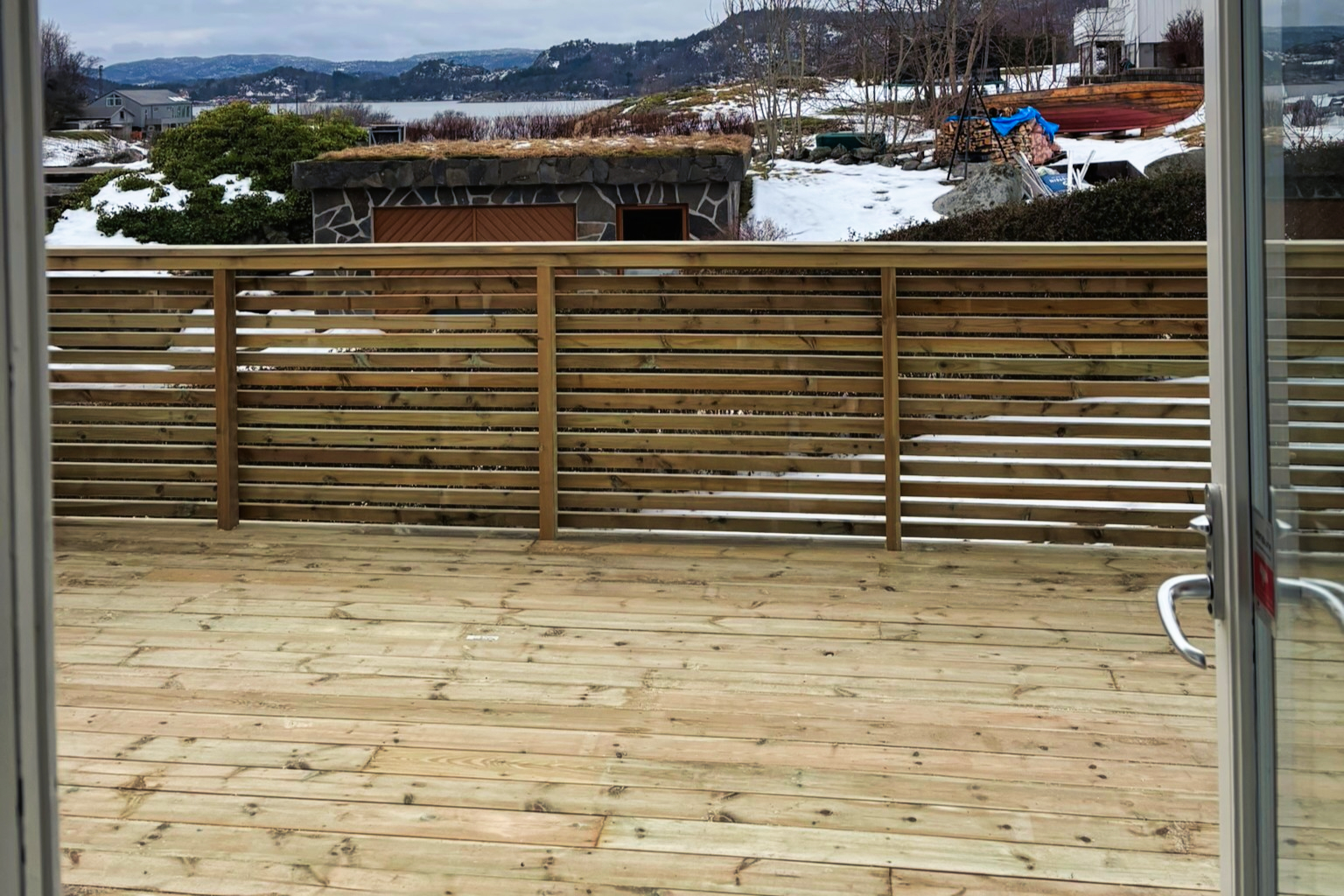 und schon ist die  Terrasse fertig 