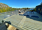 die große Dachterrasse