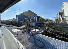 die neue Tankstelle für Boote in Kirkehavn