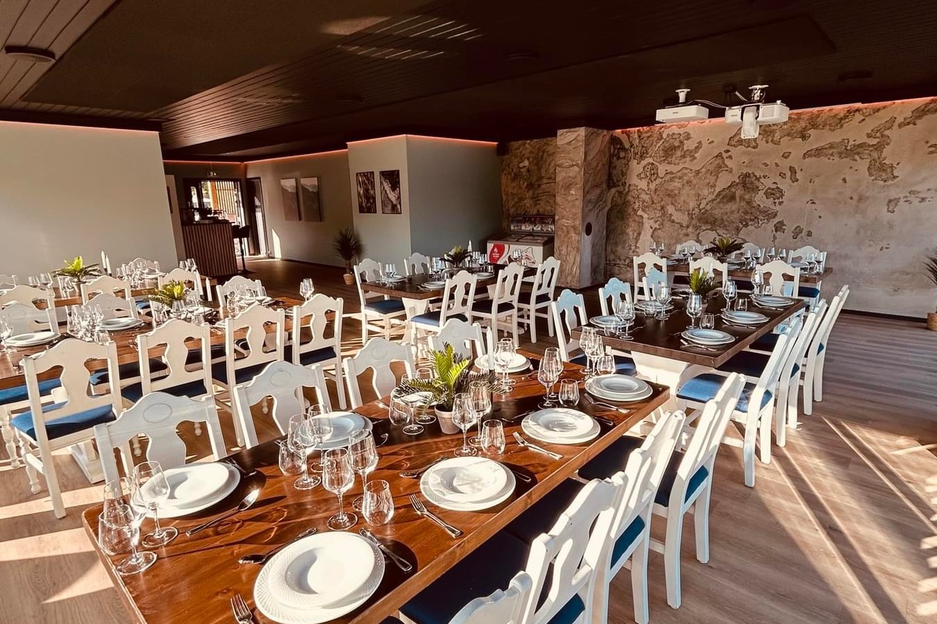 lecker Fischsuppe im Restaurant