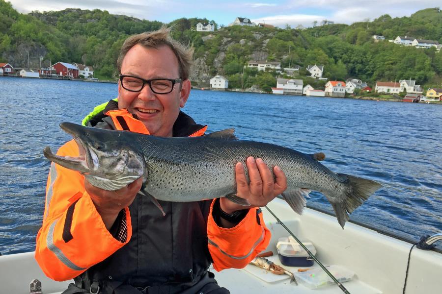 2017 - knapp 5 KG Meerforelle auf Hidra