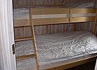 Schlafraum 3  mit 2 Betten im 120 cm Etagenbett