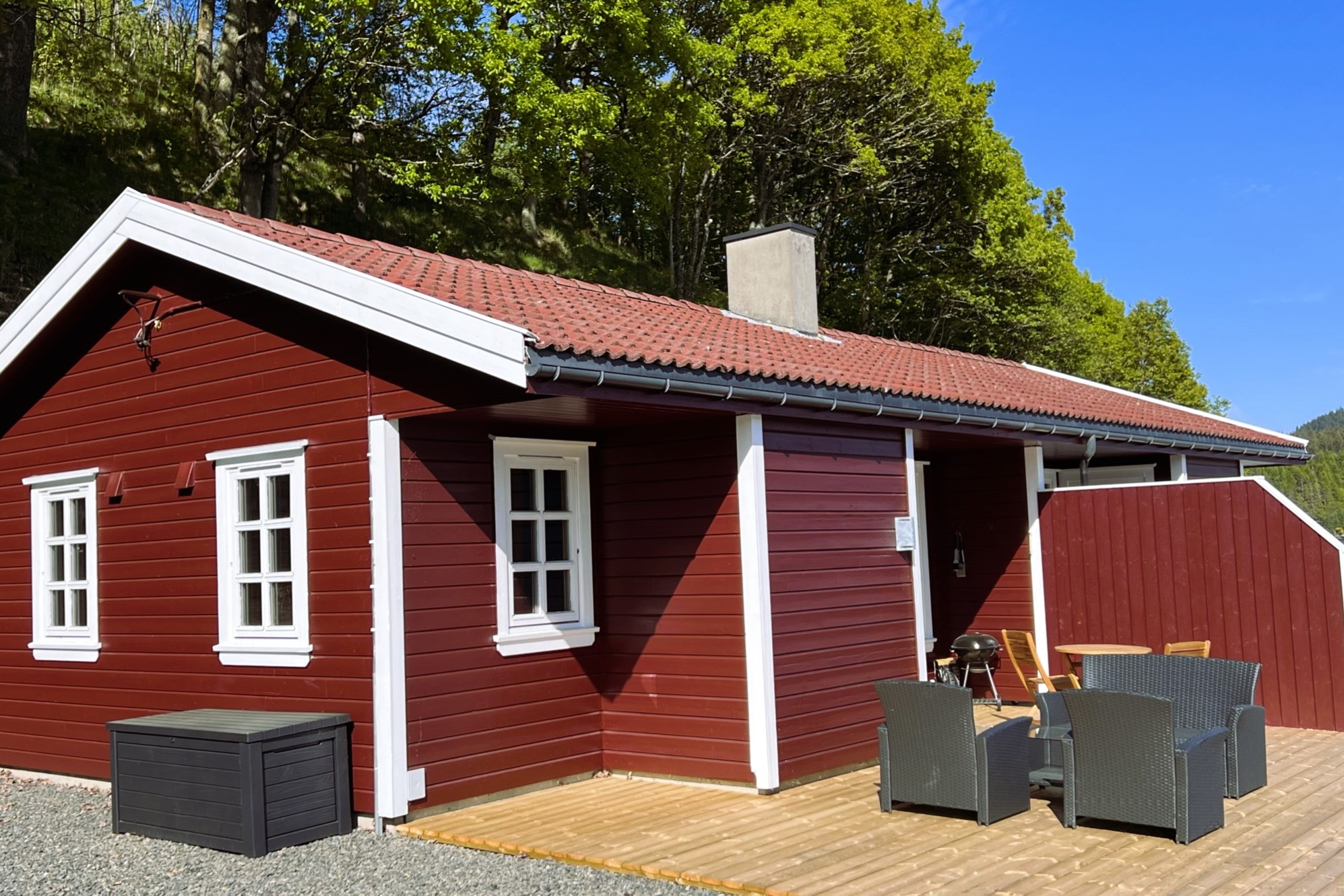 linke Haushäfte Fjordhytte 2 in Farsund