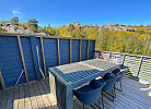 die große Dachterrasse