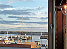 Ausblick zum Hafen