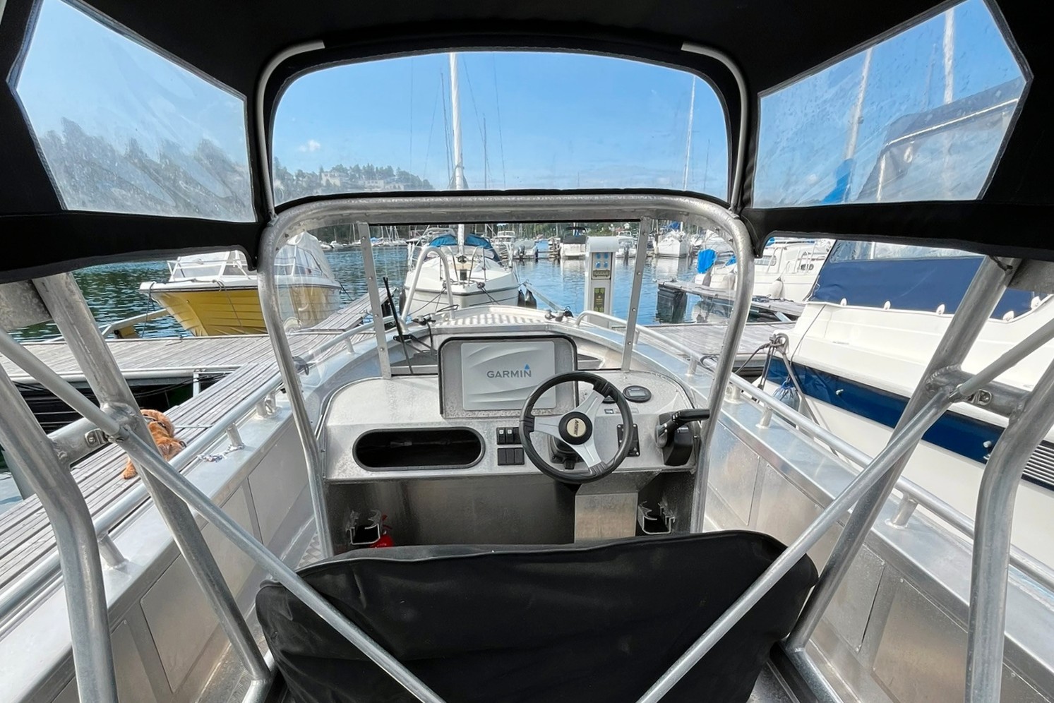 geräumiger Steuerstand