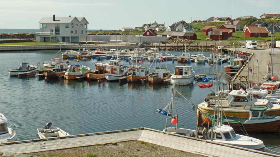 der Liegeplatz in Borgaug Borshavn
